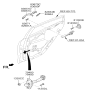 Diagram for 2018 Hyundai Ioniq Door Handle - 83661-G2010