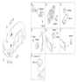 Diagram for Hyundai Ioniq Horn - 96630-G2500