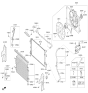 Diagram for Hyundai Kona Electric Cooling Fan Assembly - 25380-G7000