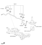 Diagram for 2019 Hyundai Ioniq Sway Bar Kit - 54810-G7000