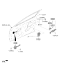 Diagram for Hyundai Ioniq 5 N Door Check - 76990-GI000