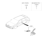 Diagram for Hyundai Ioniq 5 N Door Lock Cylinder - 81905-NI000