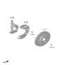 Diagram for Hyundai Ioniq 5 N Steering Knuckle - 51711-NI100