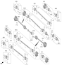 Diagram for Hyundai Ioniq 5 N CV Joint - 498R3-NI000