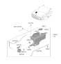 Diagram for Hyundai Ioniq 5 N Washer Reservoir - 98611-NI000
