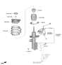 Diagram for Hyundai Ioniq 9 Bump Stop - 54625-GI000
