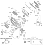 Diagram for Hyundai Ioniq 5 N Bumper - 86550-NI000