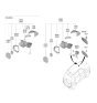 Diagram for Hyundai Ioniq 5 N Car Mirror - 87620-NI100