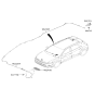 Diagram for Hyundai Ioniq 5 N Antenna - 96240-NI000