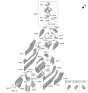 Diagram for Hyundai Ioniq 5 N Armrest - 84660-NI000-NNB