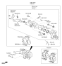 Diagram for Hyundai Ioniq Brake Caliper Bracket - 58210-G2500