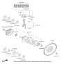 Diagram for 2018 Hyundai Ioniq Piston Ring Set - 23040-03HA0