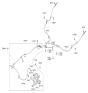 Diagram for 2018 Hyundai Ioniq Parking Brake Cable - 59770-G2410