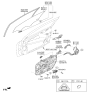 Diagram for Hyundai Door Lock - 81310-G2010