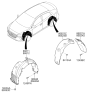 Diagram for 2021 Hyundai Ioniq Wheelhouse - 86821-G2000