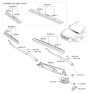 Diagram for 2024 Hyundai Genesis G70 Wiper Blade - 98360-G8000