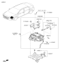 Diagram for Hyundai Ioniq Coolant Reservoir - 25430-G2500