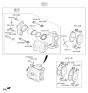 Diagram for 2018 Hyundai Ioniq Brake Pad Set - 58101-G2A00