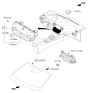 Diagram for 2019 Hyundai Ioniq A/C Switch - 97250-G2070-WMP