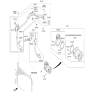 Diagram for 2022 Hyundai Ioniq A/C Hose - 97762-G5200
