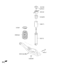 Diagram for Hyundai Ioniq Shock Absorber - 55310-G2700
