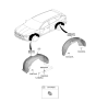 Diagram for 2024 Hyundai Tucson Wheelhouse - 86812-CW000