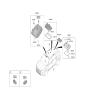 Diagram for 2023 Hyundai Santa Fe Hybrid Interior Light Bulb - 92620-1U000-YGE