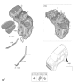 Diagram for 2024 Hyundai Santa Fe Hybrid Fuel Tank Strap - 31211-R5000