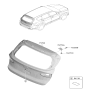 Diagram for 2024 Hyundai Palisade Door Hinge - 79710-D9000