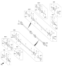 Diagram for Hyundai Santa Fe Hybrid CV Joint Boot - 49681-C5000