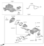 Diagram for Hyundai Sonata Differential Bearing - 53066-4G100