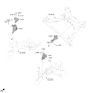 Diagram for Hyundai Santa Fe Hybrid Engine Mount Torque Strut - 21950-S1700
