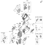 Diagram for Hyundai Santa Fe Hybrid Armrest - 84660-S1AA0-SST