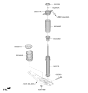 Diagram for 2023 Hyundai Santa Fe Coil Spring Insulator - 55334-S1000