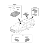 Diagram for 2025 Hyundai Santa Fe Hybrid Dome Light - 92860-P6000-YSY
