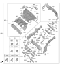 Diagram for Hyundai Santa Fe Hybrid Floor Pan - 65500-HB050