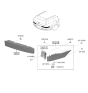 Diagram for Hyundai Santa Fe Hybrid Tail Light - 92402-R6000
