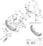 Diagram for 2025 Hyundai Santa Fe Hybrid Bumper - 86650-HB000-CA