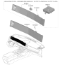 Diagram for 2025 Hyundai Santa Fe Hybrid Instrument Cluster - 94003-HB010