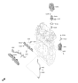 Diagram for Hyundai Santa Fe Hybrid Fuel Injector - 35310-2M700