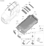 Diagram for 2025 Hyundai Santa Fe Hybrid Sun Visor - 85210-R6520-NNB