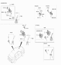 Diagram for 2022 Hyundai Elantra Door Lock Cylinder - 81970-ABA00