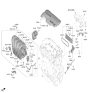 Diagram for Hyundai Elantra Engine Cover - 29240-2J010