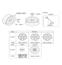 Diagram for 2021 Hyundai Elantra Spare Wheel - 52910-AB200