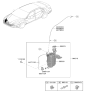 Diagram for 2021 Hyundai Elantra Washer Reservoir - 98611-AB000