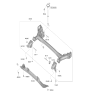 Diagram for Hyundai Elantra Axle Beam - 55101-AA000