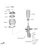 Diagram for Hyundai Elantra Shock And Strut Mount - 54610-BU000