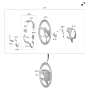 Diagram for 2022 Hyundai Elantra Steering Column Cover - 56120-AB000-NNB