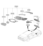 Diagram for Hyundai Elantra Side Marker Light - 87614-AB000