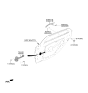 Diagram for 2026 Hyundai Elantra Door Handle - 83651-AA000